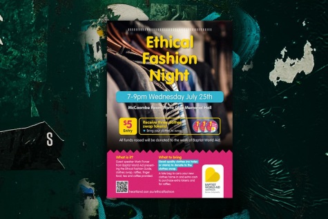 Ethical Fashion Night Poster