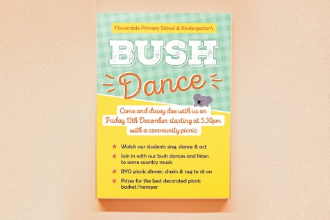 Flowerdale PS Bush Dance Poster
